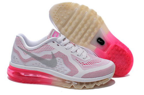 Nike Nike Air Max 2014 Womens White Grey Pink Shoes Norway